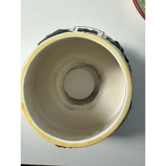 HTF Yankee Candle Large Candle Jar Shade Topper Farm Barnyard w/Plate (READ) - Picture 11 of 12